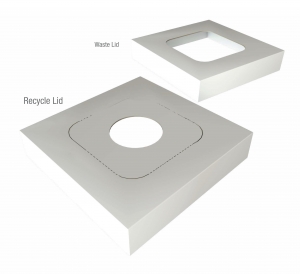 Single White Multifunction Lid