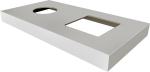 Double White Multifunction Lid